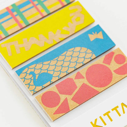 King Jim HITOTOKI KITTA Special Kraft Washi Tape - Kirie - Kitta