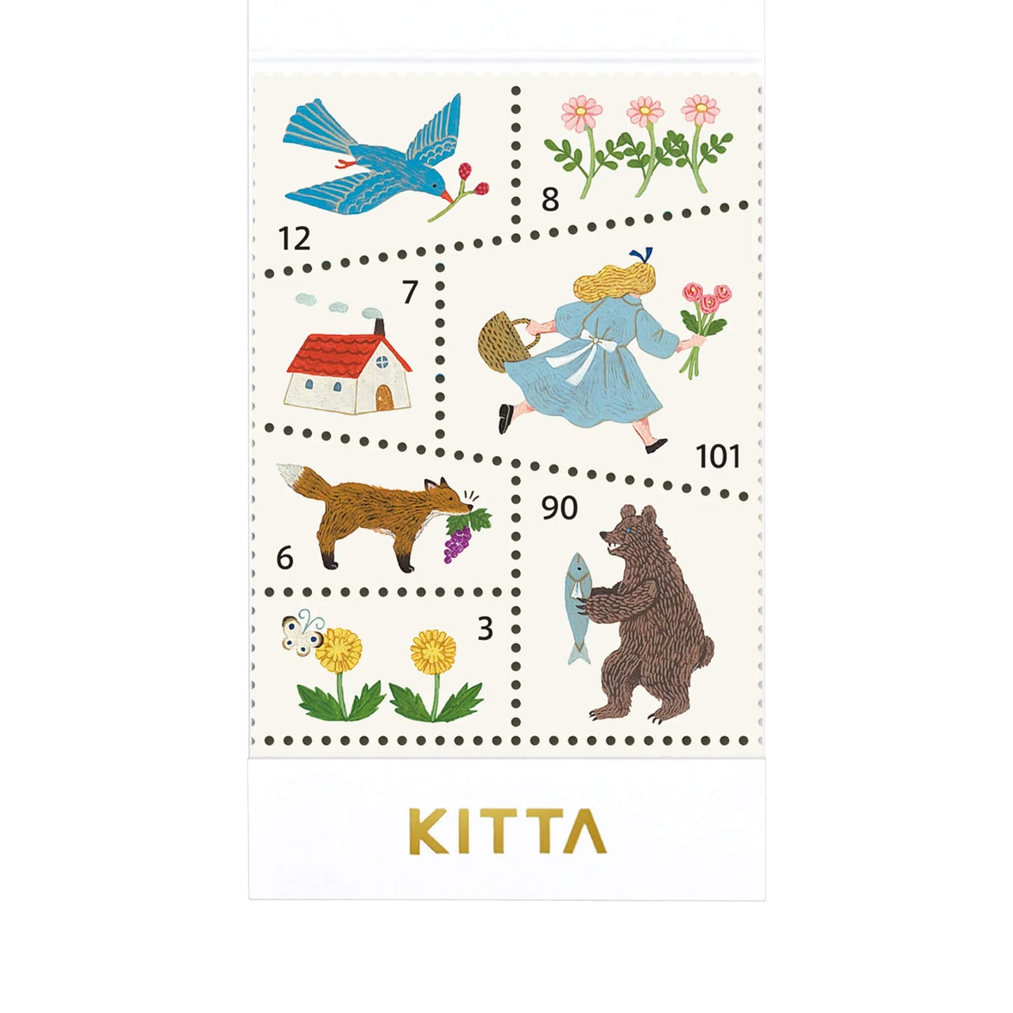 King Jim HITOTOKI KITTA Special Sticker - Forest Morning - Kitta