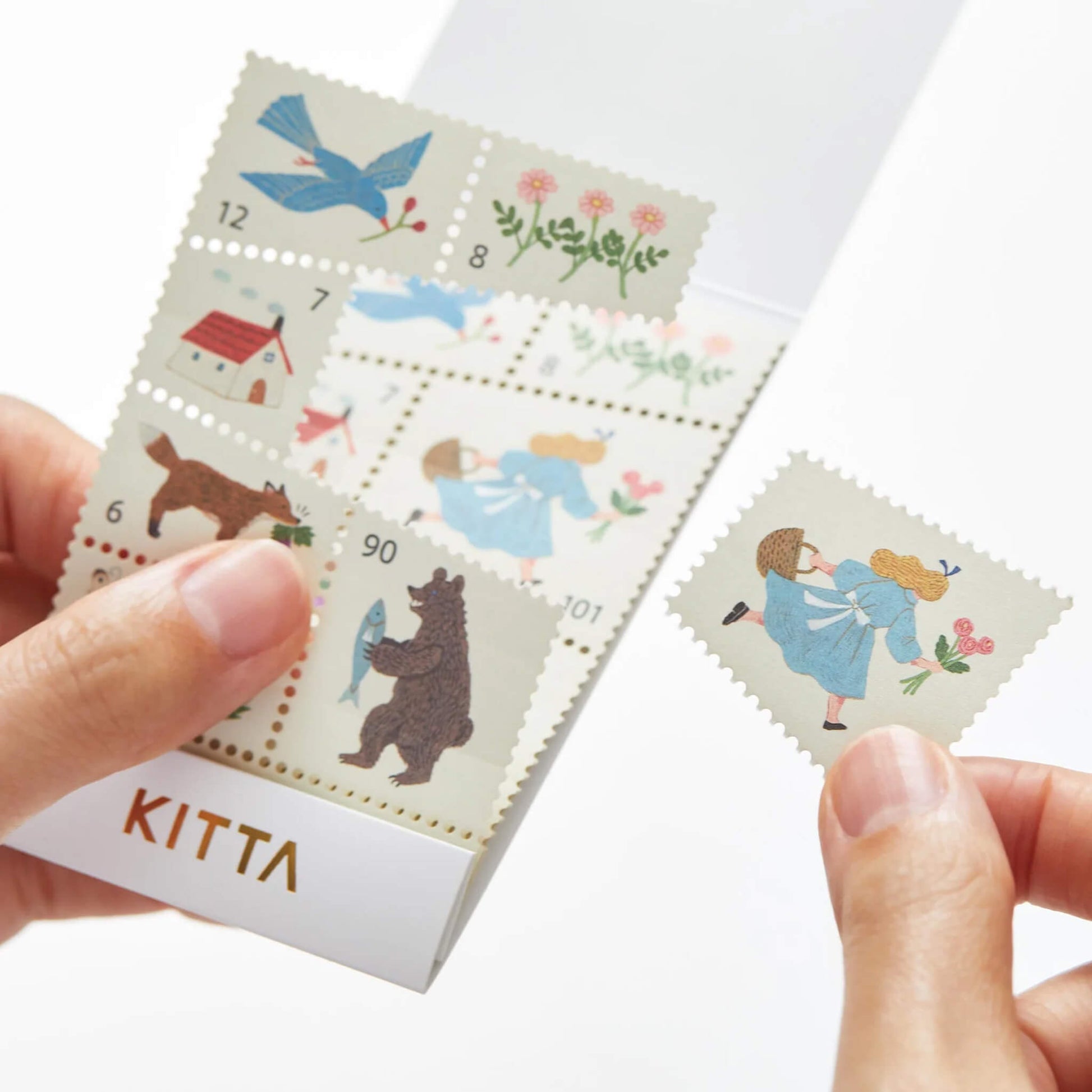 King Jim HITOTOKI KITTA Special Sticker - Forest Morning - Kitta