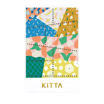 King Jim HITOTOKI KITTA Special Sticker - Patchwork - Kitta