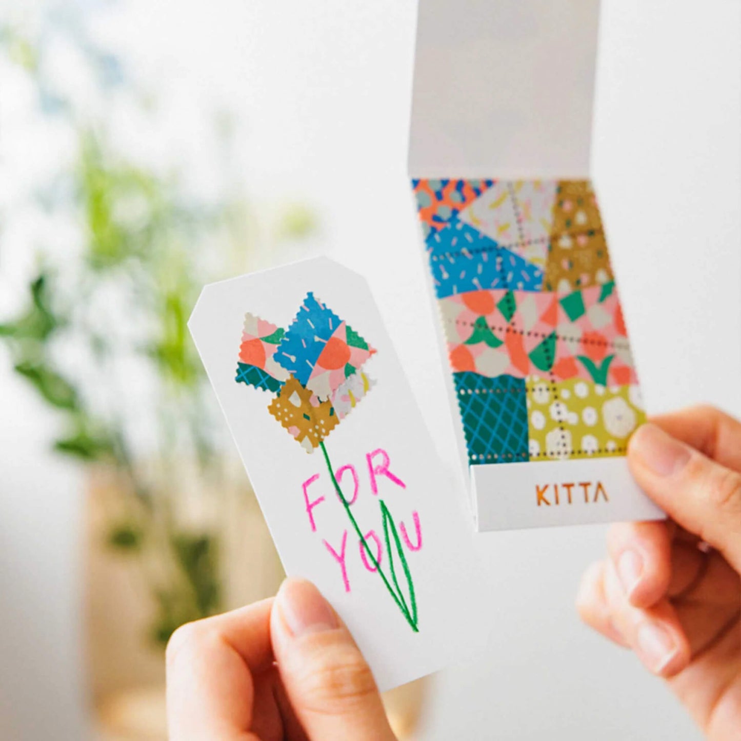 King Jim HITOTOKI KITTA Special Sticker - Patchwork - Kitta