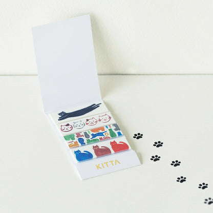 King Jim HITOTOKI KITTA Washi Tape - Cat - Kitta