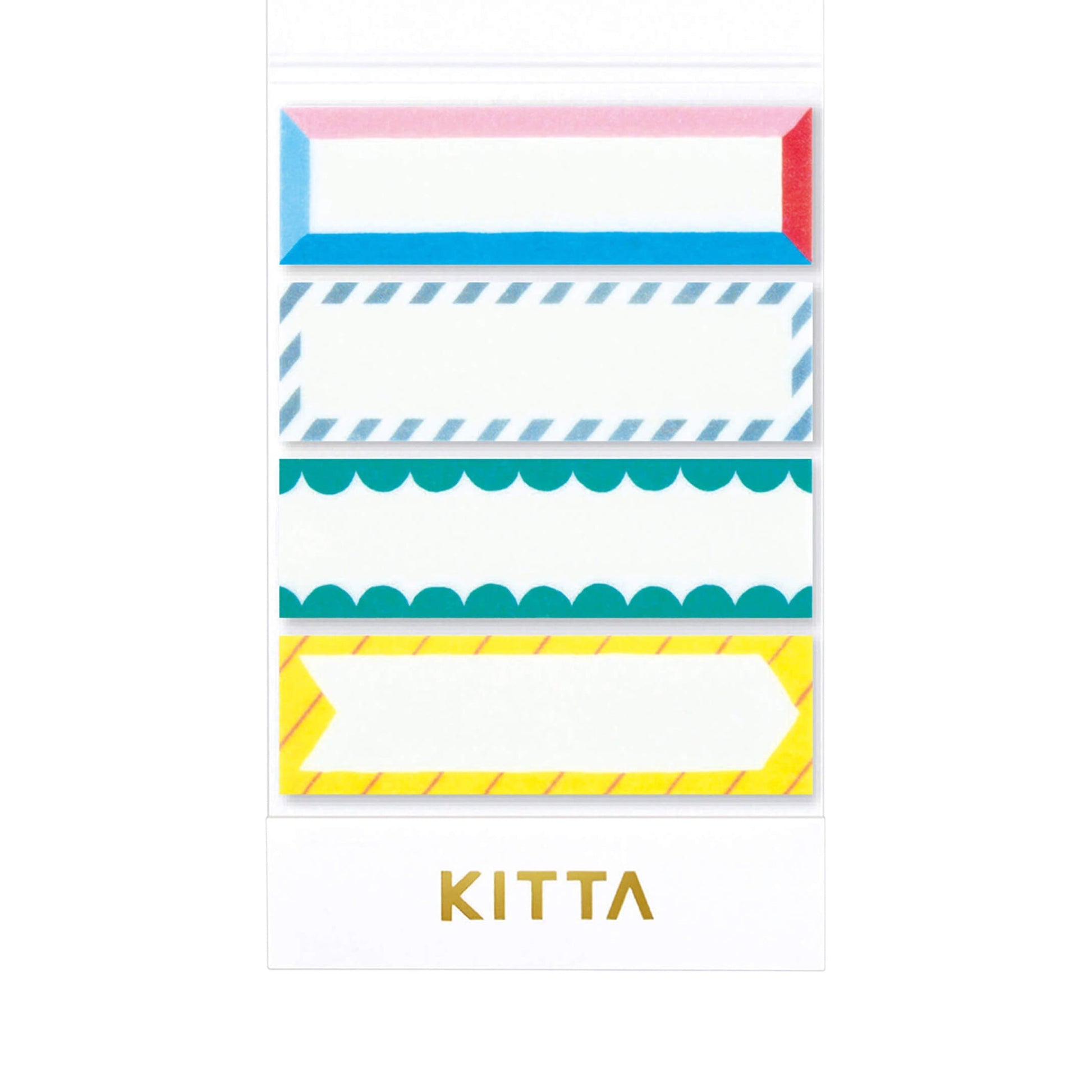 King Jim HITOTOKI KITTA Washi Tape - Colorful Frame - Kitta