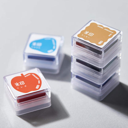 King Jim HITOTOKI Kori Jirushi Ice Cube Stamp Ink Pad - Apple - Stamp Ink Pads