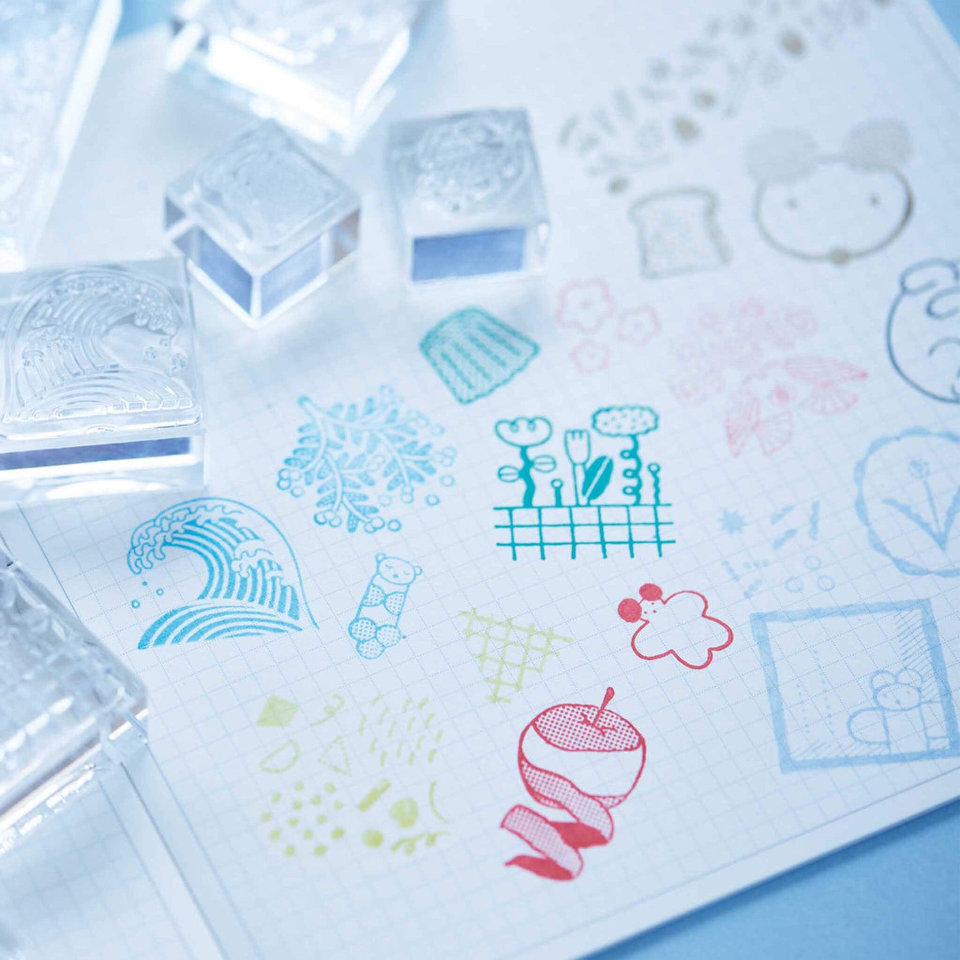 King Jim HITOTOKI Kori Jirushi Ice Cube Stamp Ink Pad - Butterfly - Stamp Ink Pads