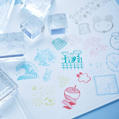 King Jim HITOTOKI Kori Jirushi Ice Cube Stamp Ink Pad - Butterfly - Stamp Ink Pads