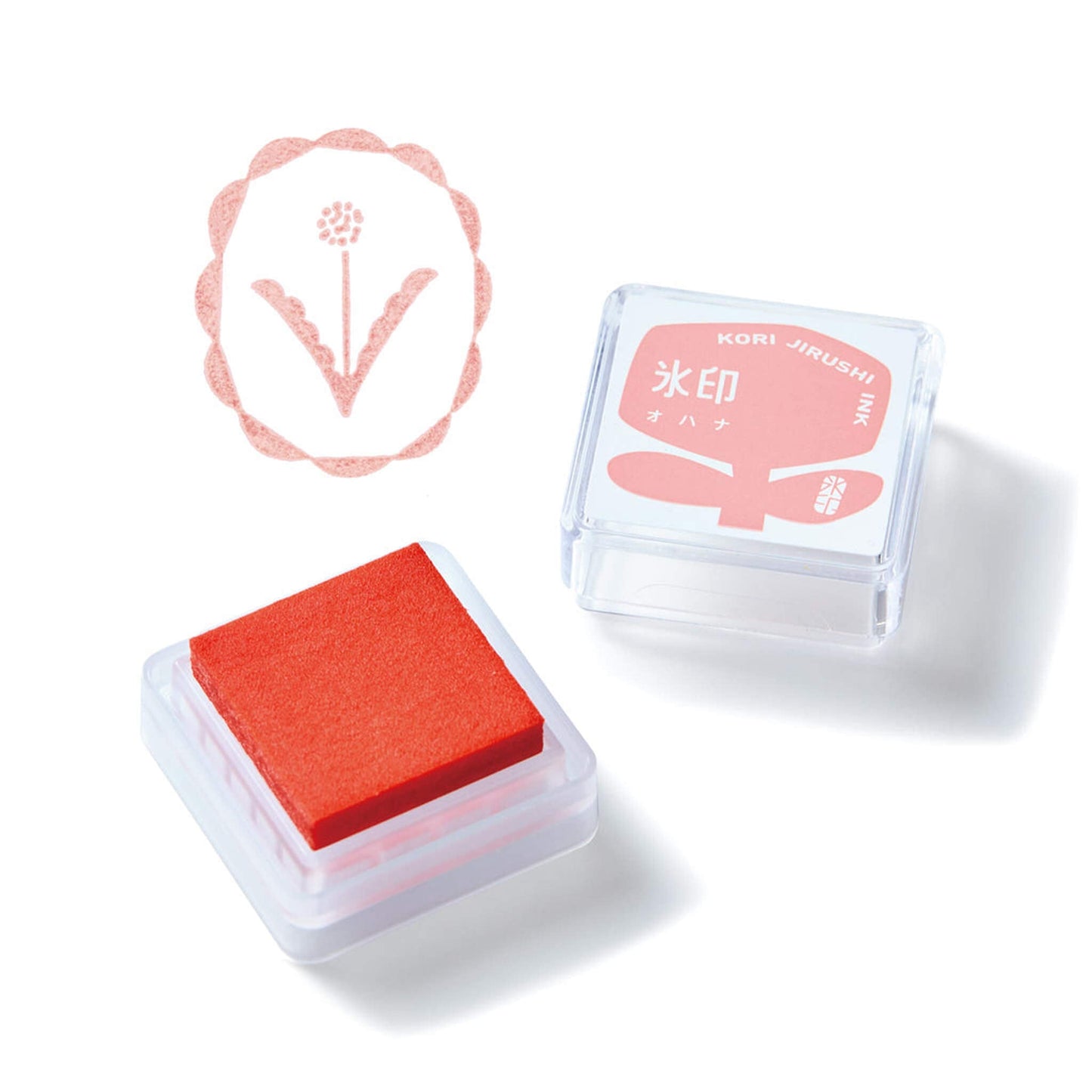 King Jim HITOTOKI Kori Jirushi Ice Cube Stamp Ink Pad - Flower - Stamp Ink Pads