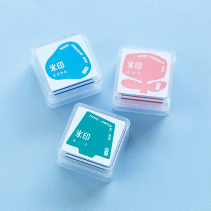 King Jim HITOTOKI Kori Jirushi Ice Cube Stamp Ink Pad - Flower - Stamp Ink Pads