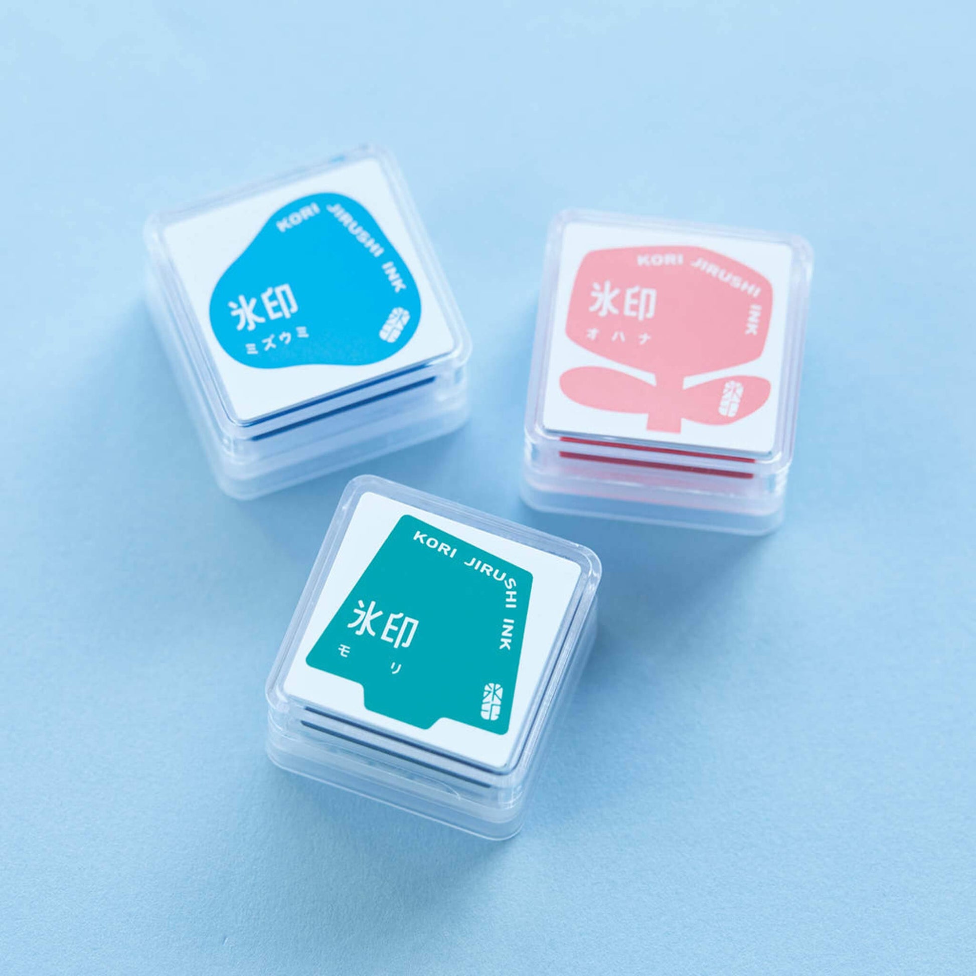 King Jim HITOTOKI Kori Jirushi Ice Cube Stamp Ink Pad - Lake - Stamp Ink Pads