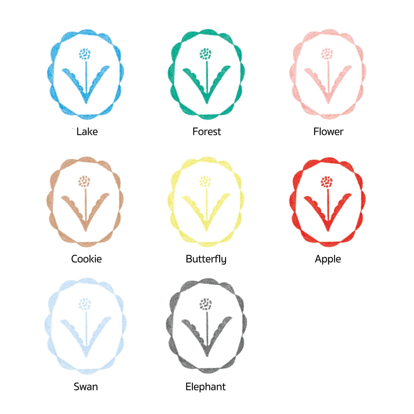 King Jim HITOTOKI Kori Jirushi Ice Cube Stamp Ink Pad - Lake - Stamp Ink Pads