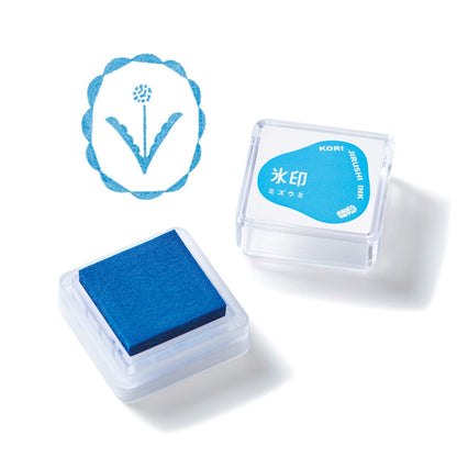 King Jim HITOTOKI Kori Jirushi Ice Cube Stamp Ink Pad - Lake - Stamp Ink Pads