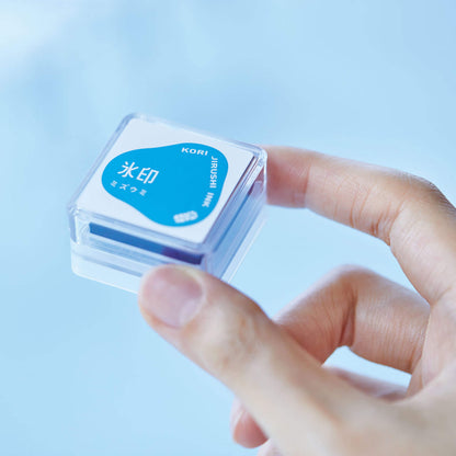 King Jim HITOTOKI Kori Jirushi Ice Cube Stamp Ink Pad - Lake - Stamp Ink Pads