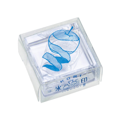 King Jim HITOTOKI Kori Jirushi Ice Cube Stamp Large - Apple - Clear Stamps