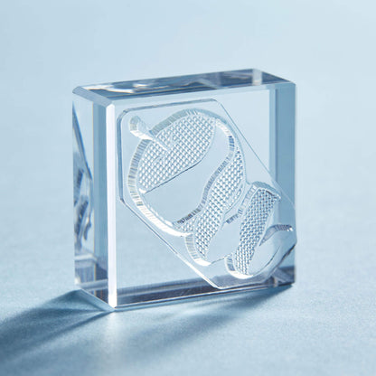 King Jim HITOTOKI Kori Jirushi Ice Cube Stamp Large - Apple - Clear Stamps