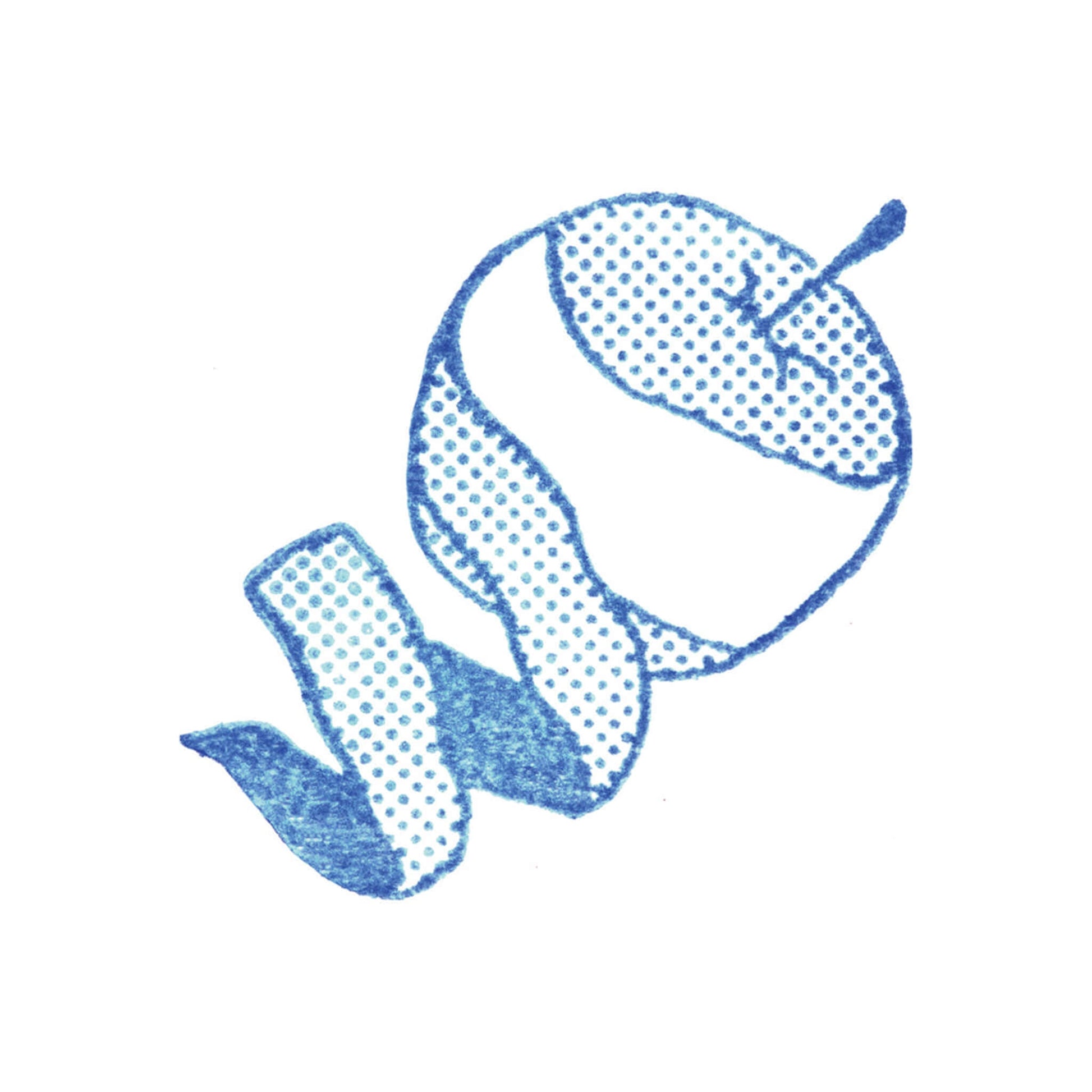 King Jim HITOTOKI Kori Jirushi Ice Cube Stamp Large - Apple - Clear Stamps