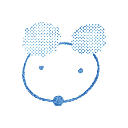 King Jim HITOTOKI Kori Jirushi Ice Cube Stamp Large - Bear - Clear Stamps