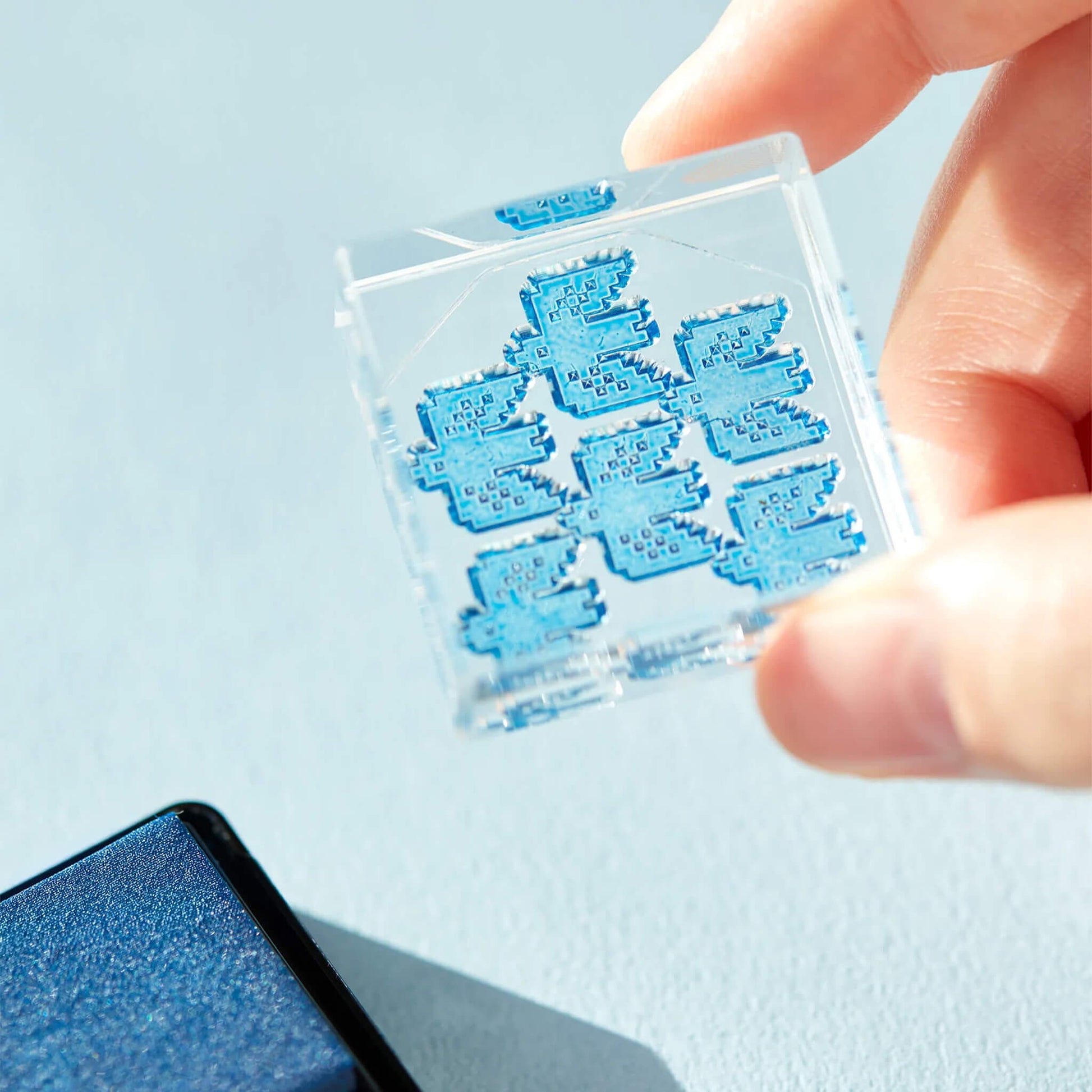 King Jim HITOTOKI Kori Jirushi Ice Cube Stamp Large - Birds - Clear Stamps