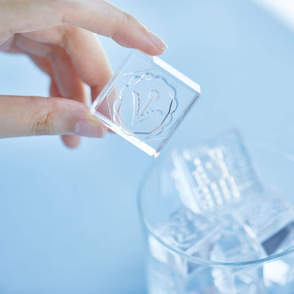 King Jim HITOTOKI Kori Jirushi Ice Cube Stamp Large - Brooch - Clear Stamps