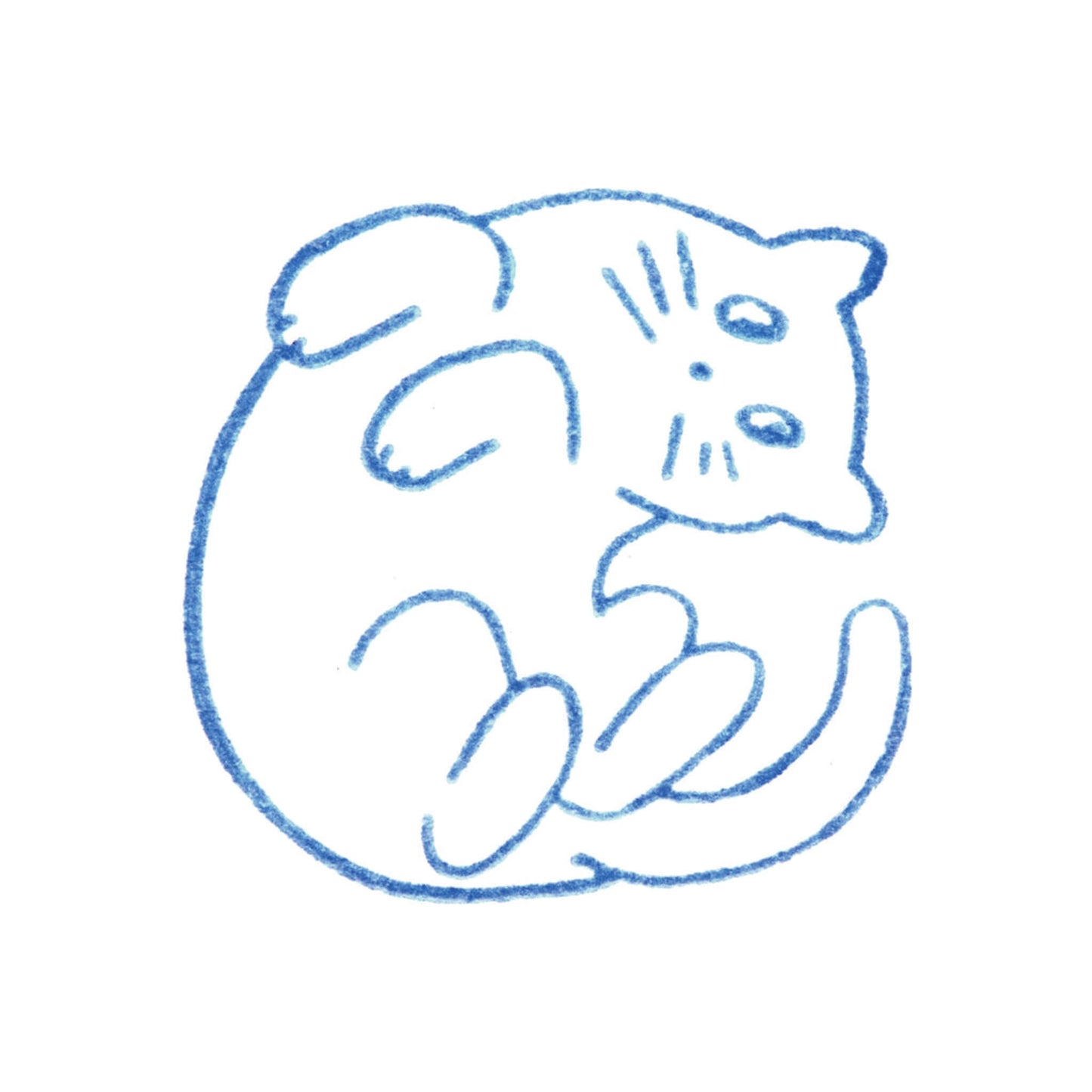 King Jim HITOTOKI Kori Jirushi Ice Cube Stamp Large - Cat - Clear Stamps