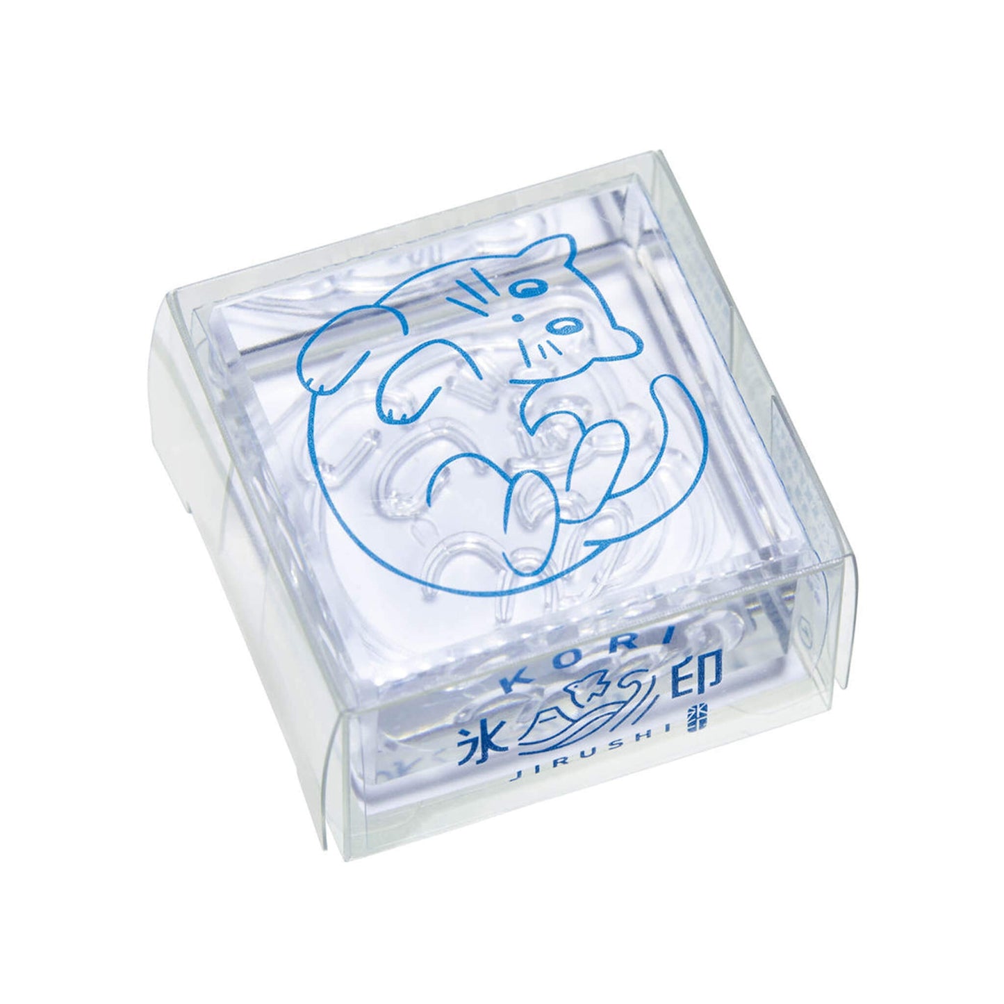 King Jim HITOTOKI Kori Jirushi Ice Cube Stamp Large - Cat - Clear Stamps