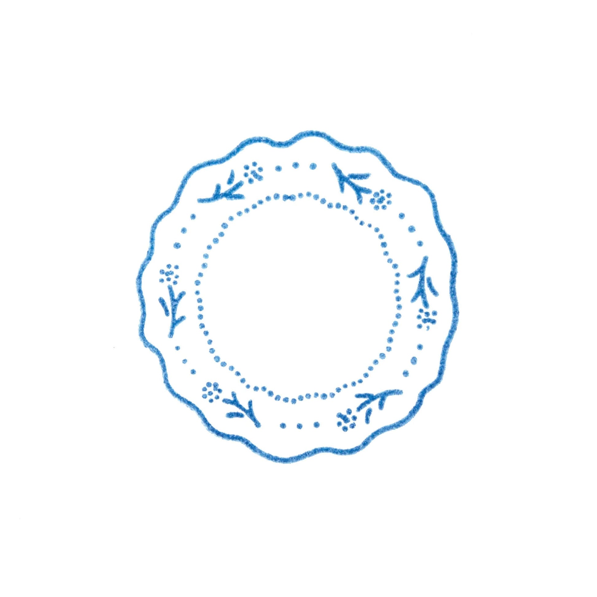 King Jim HITOTOKI Kori Jirushi Ice Cube Stamp Large - Circle Loop - Clear Stamps