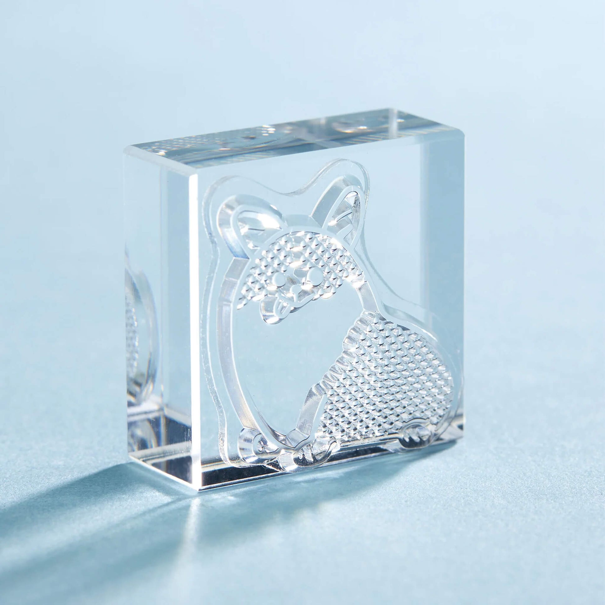 King Jim HITOTOKI Kori Jirushi Ice Cube Stamp Large - Corgi - Clear Stamps
