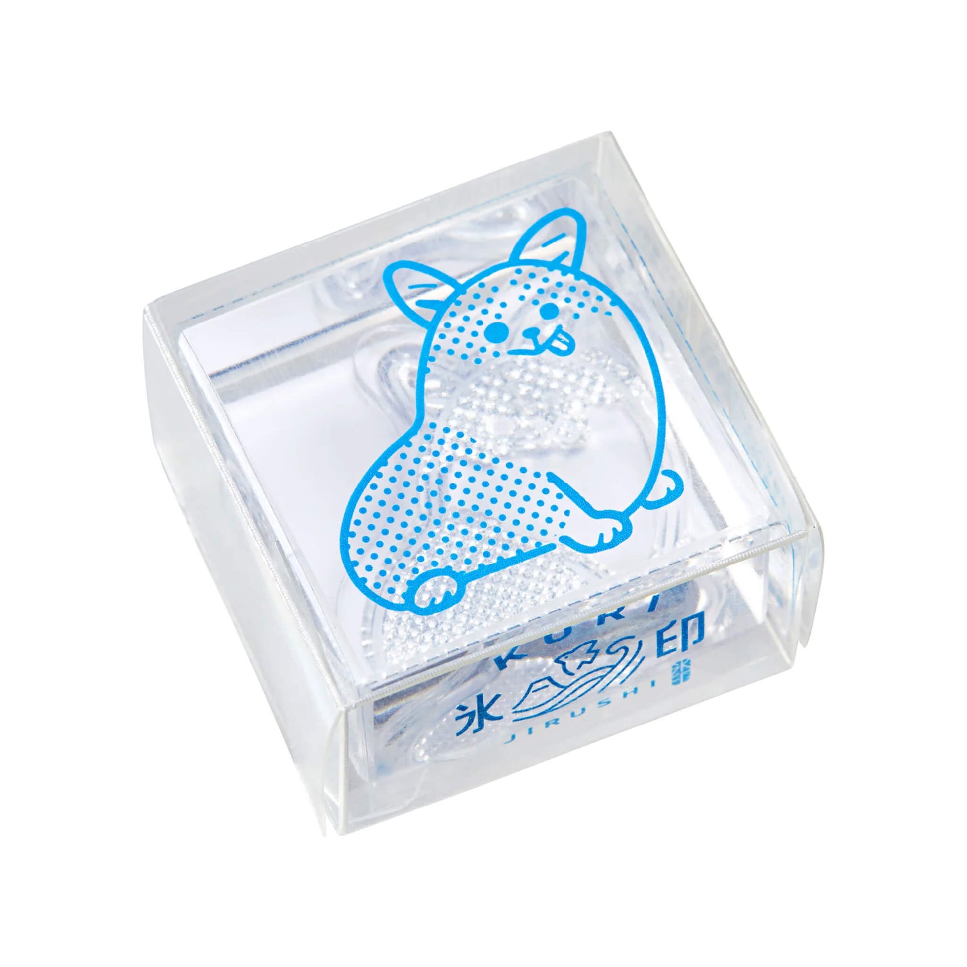 King Jim HITOTOKI Kori Jirushi Ice Cube Stamp Large - Corgi - Clear Stamps