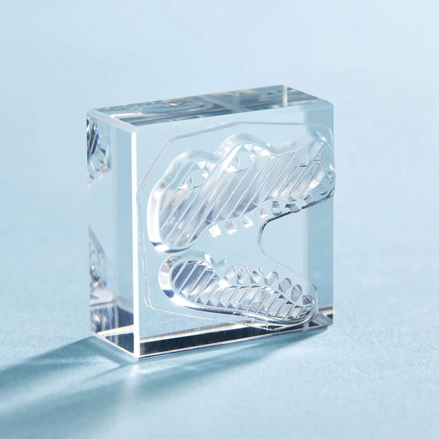 King Jim HITOTOKI Kori Jirushi Ice Cube Stamp Large - Crocodile - Clear Stamps