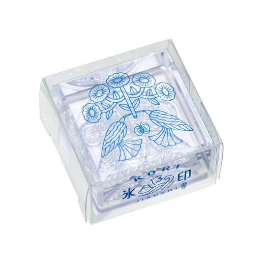 King Jim HITOTOKI Kori Jirushi Ice Cube Stamp Large - Hana Hikaru - Clear Stamps