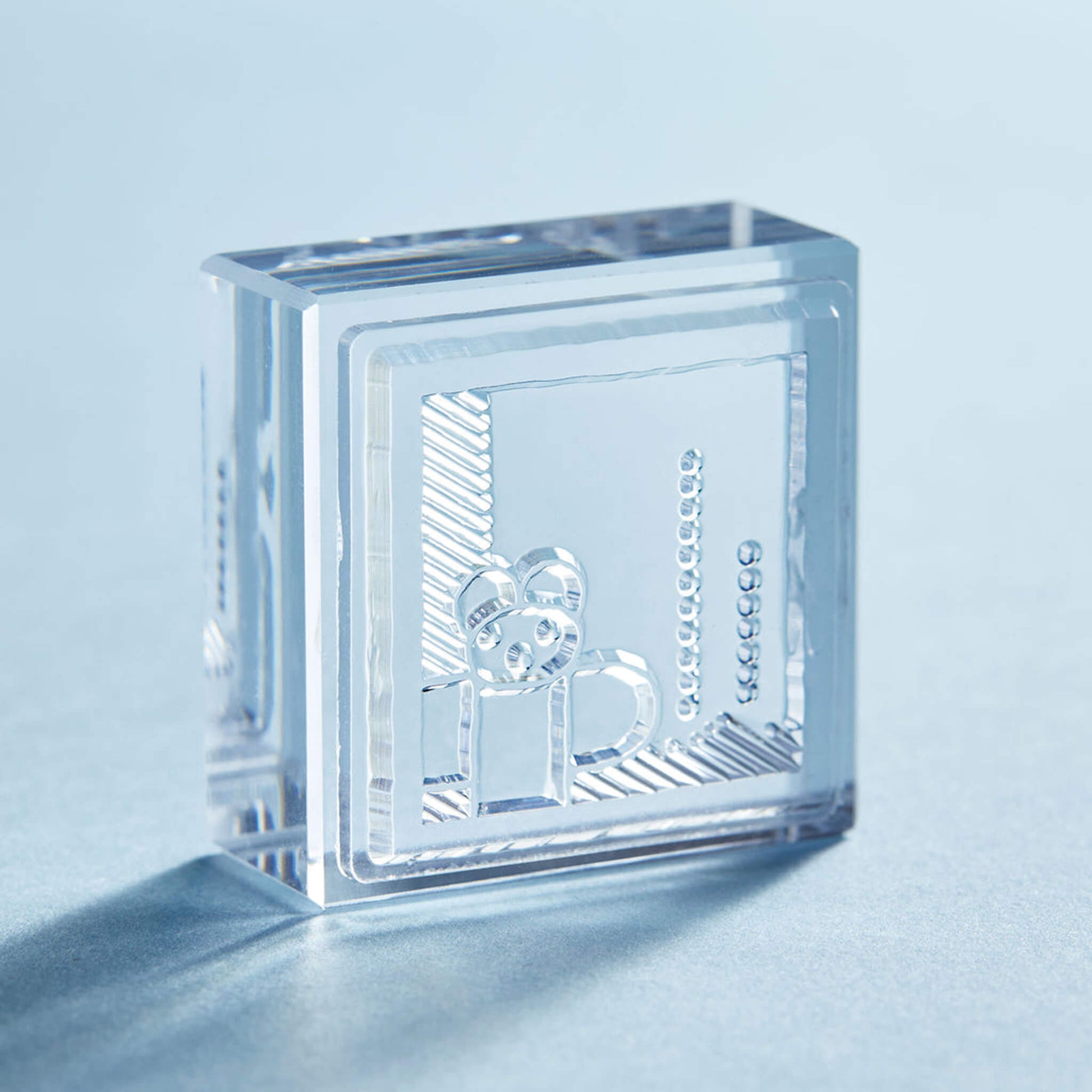 King Jim HITOTOKI Kori Jirushi Ice Cube Stamp Large - Madobe - Clear Stamps