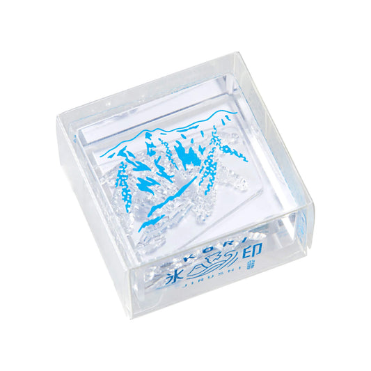 King Jim HITOTOKI Kori Jirushi Ice Cube Stamp Large - Mountain - Clear Stamps