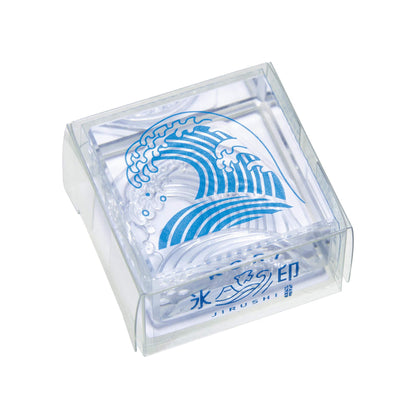 King Jim HITOTOKI Kori Jirushi Ice Cube Stamp Large - Nami - Clear Stamps