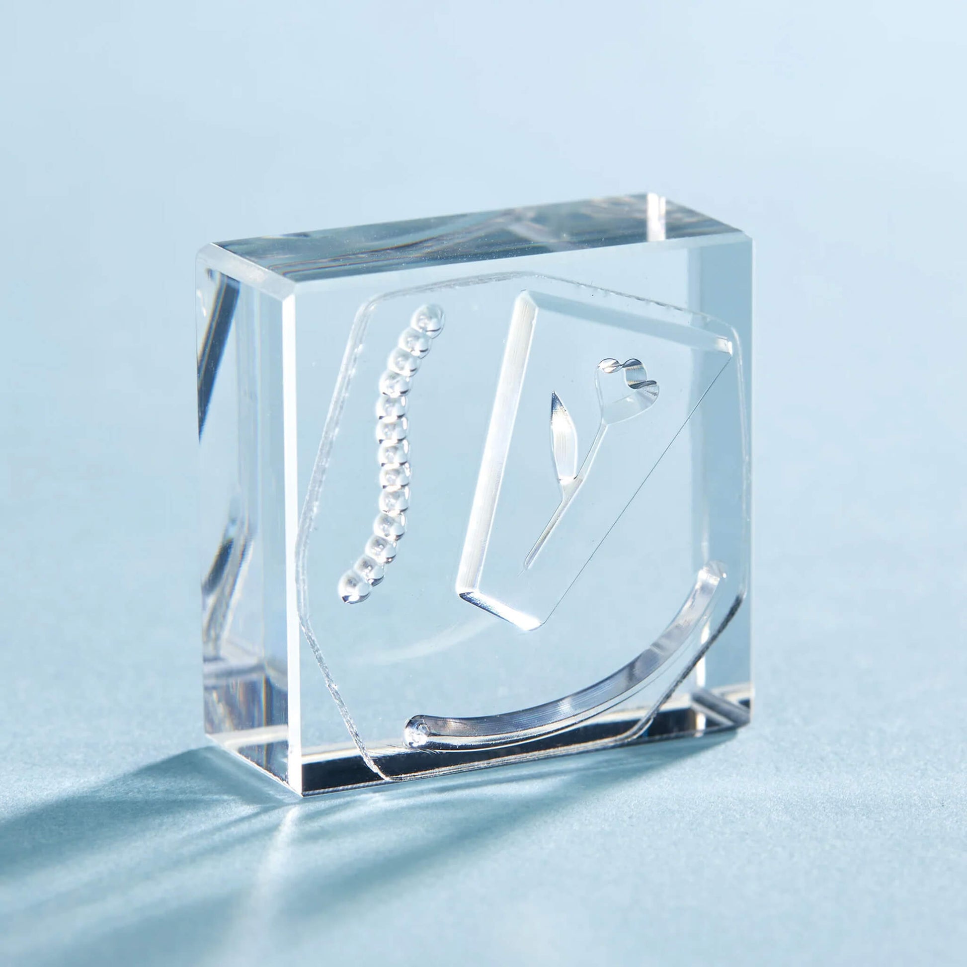King Jim HITOTOKI Kori Jirushi Ice Cube Stamp Large - Pieces - Clear Stamps