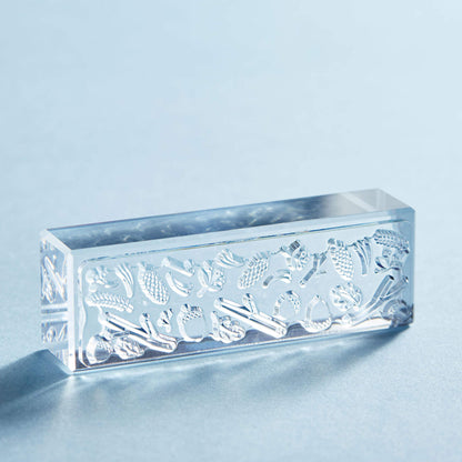 King Jim HITOTOKI Kori Jirushi Ice Cube Stamp Long - Kinomi - Clear Stamps