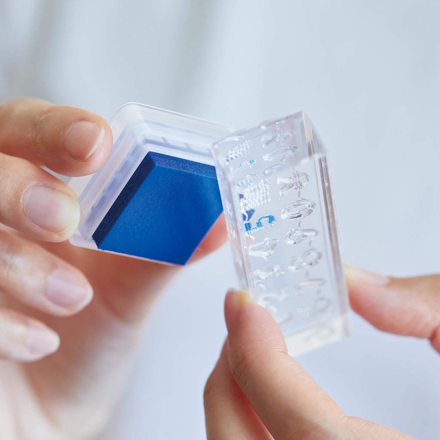 King Jim HITOTOKI Kori Jirushi Ice Cube Stamp Long - Number - Clear Stamps