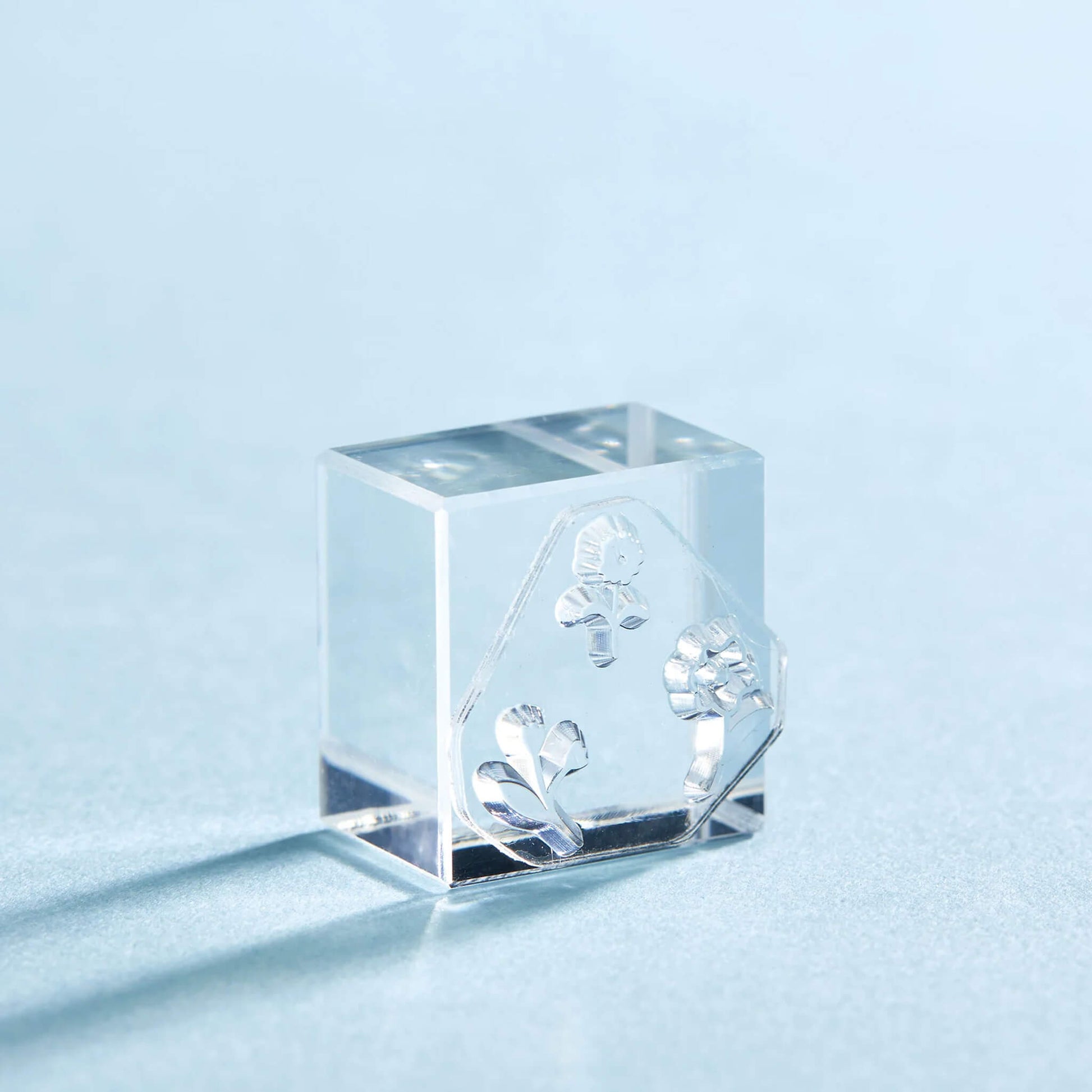 King Jim HITOTOKI Kori Jirushi Ice Cube Stamp Set - FLower - Clear Stamps