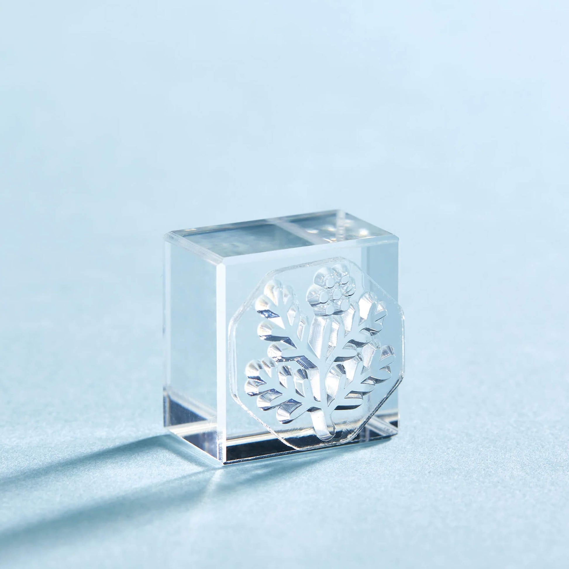 King Jim HITOTOKI Kori Jirushi Ice Cube Stamp Set - FLower - Clear Stamps