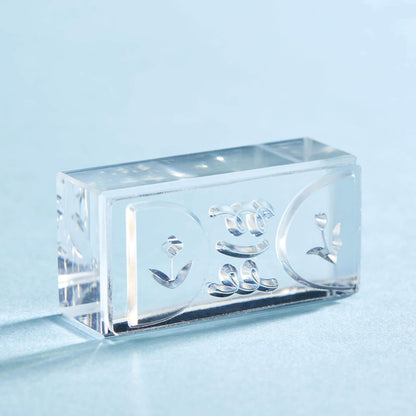 King Jim HITOTOKI Kori Jirushi Ice Cube Stamp Set - FLower - Clear Stamps