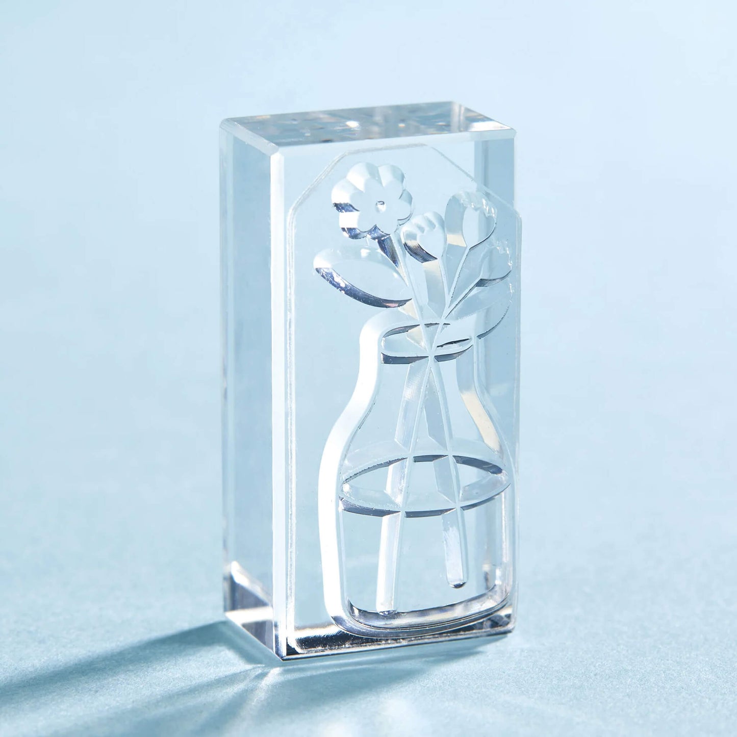 King Jim HITOTOKI Kori Jirushi Ice Cube Stamp Set - FLower - Clear Stamps