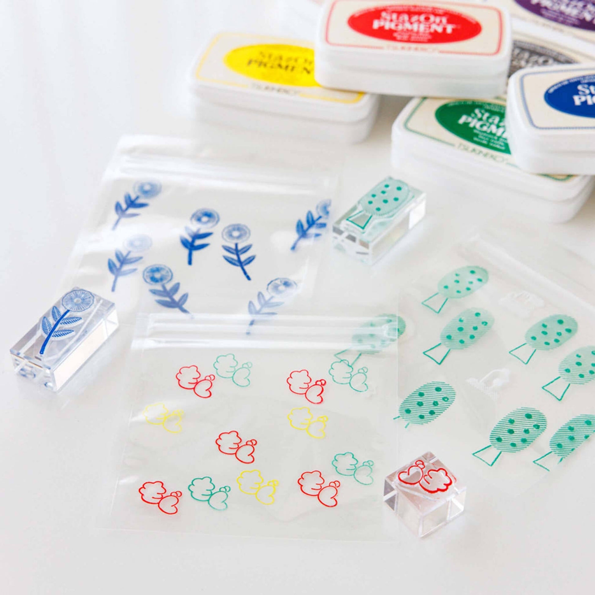 King Jim HITOTOKI Kori Jirushi Ice Cube Stamp Set - Manga - Clear Stamps