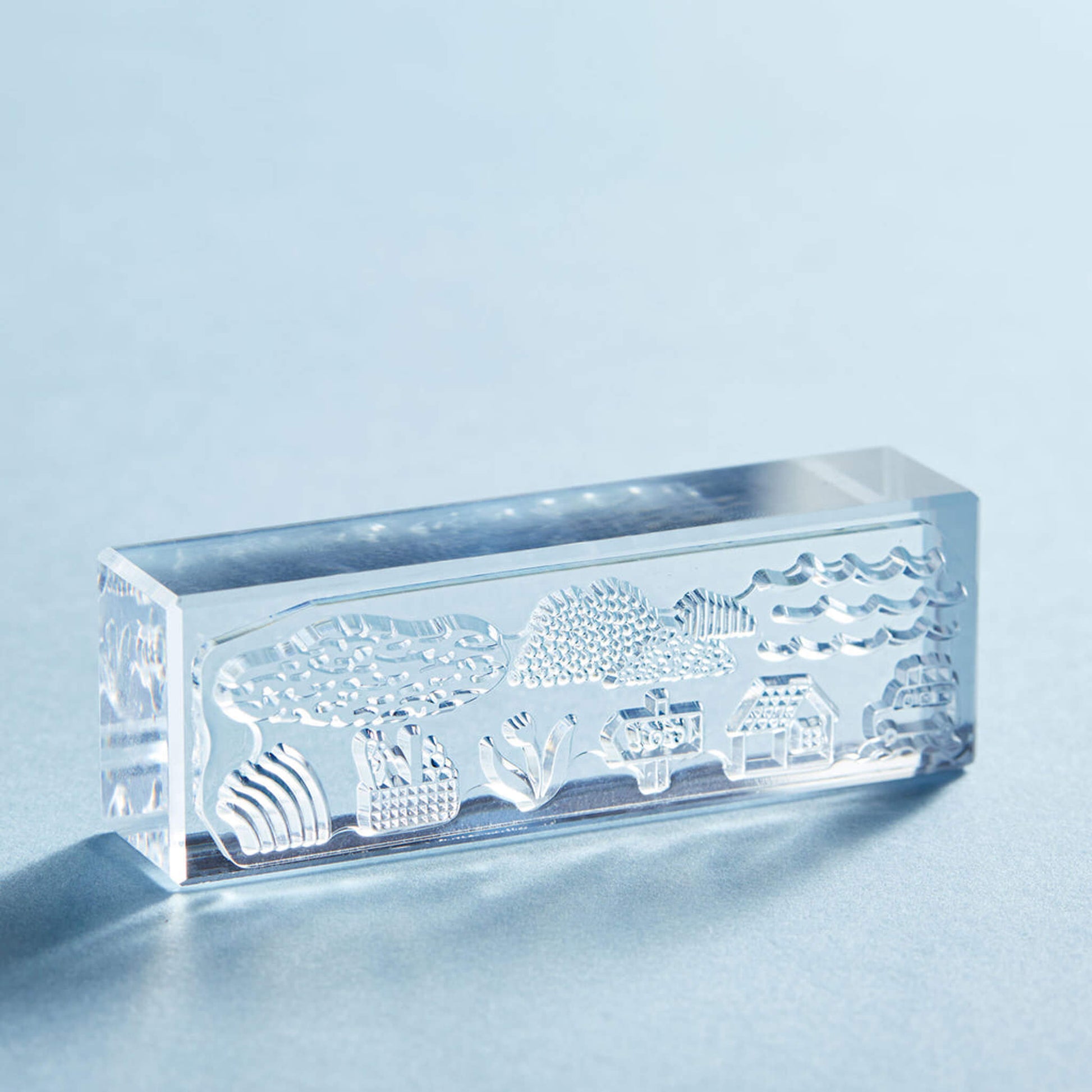 King Jim HITOTOKI Kori Jirushi Ice Cube Stamp Set - Odekake - Clear Stamps