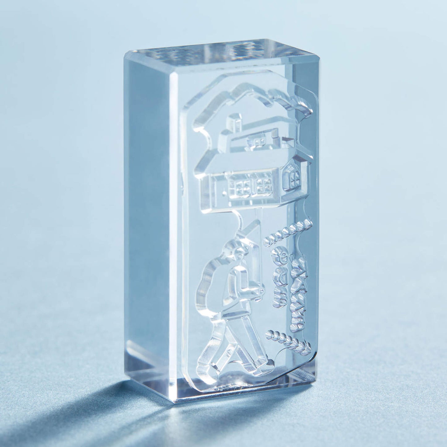 King Jim HITOTOKI Kori Jirushi Ice Cube Stamp Set - Odekake - Clear Stamps