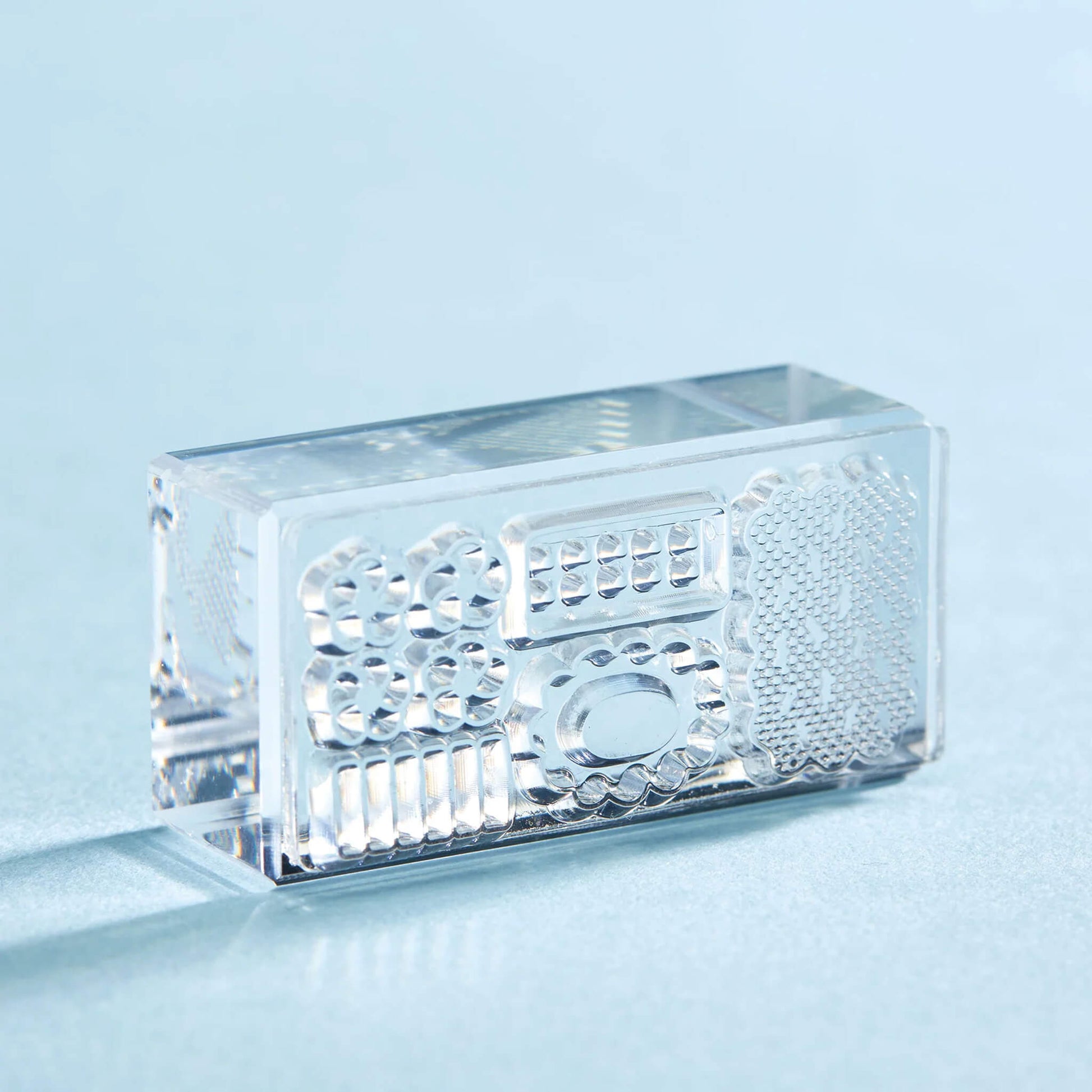 King Jim HITOTOKI Kori Jirushi Ice Cube Stamp Set - Sweets - Clear Stamps
