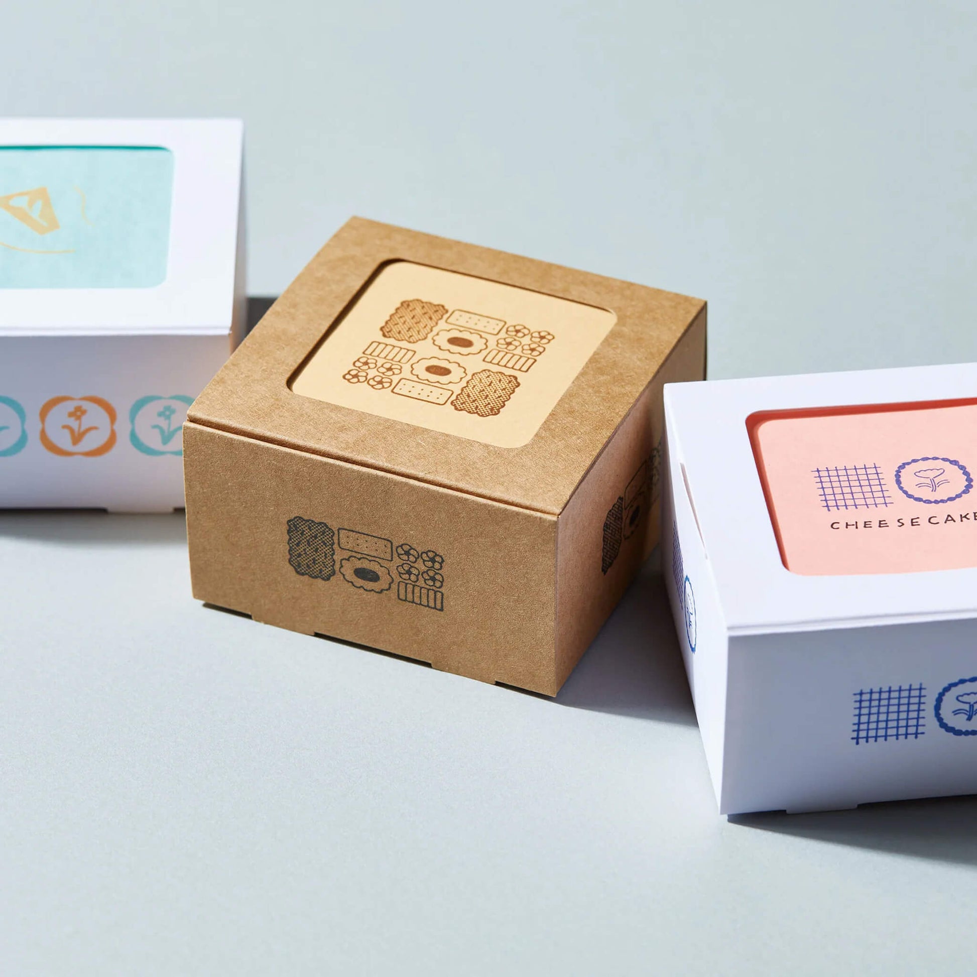 King Jim HITOTOKI Kori Jirushi Ice Cube Stamp Set - Sweets - Clear Stamps