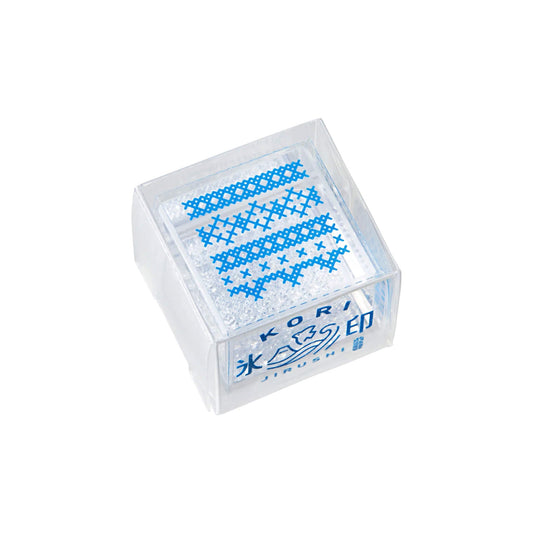 King Jim HITOTOKI Kori Jirushi Ice Cube Stamp Small - Cross Stitch - Clear Stamps