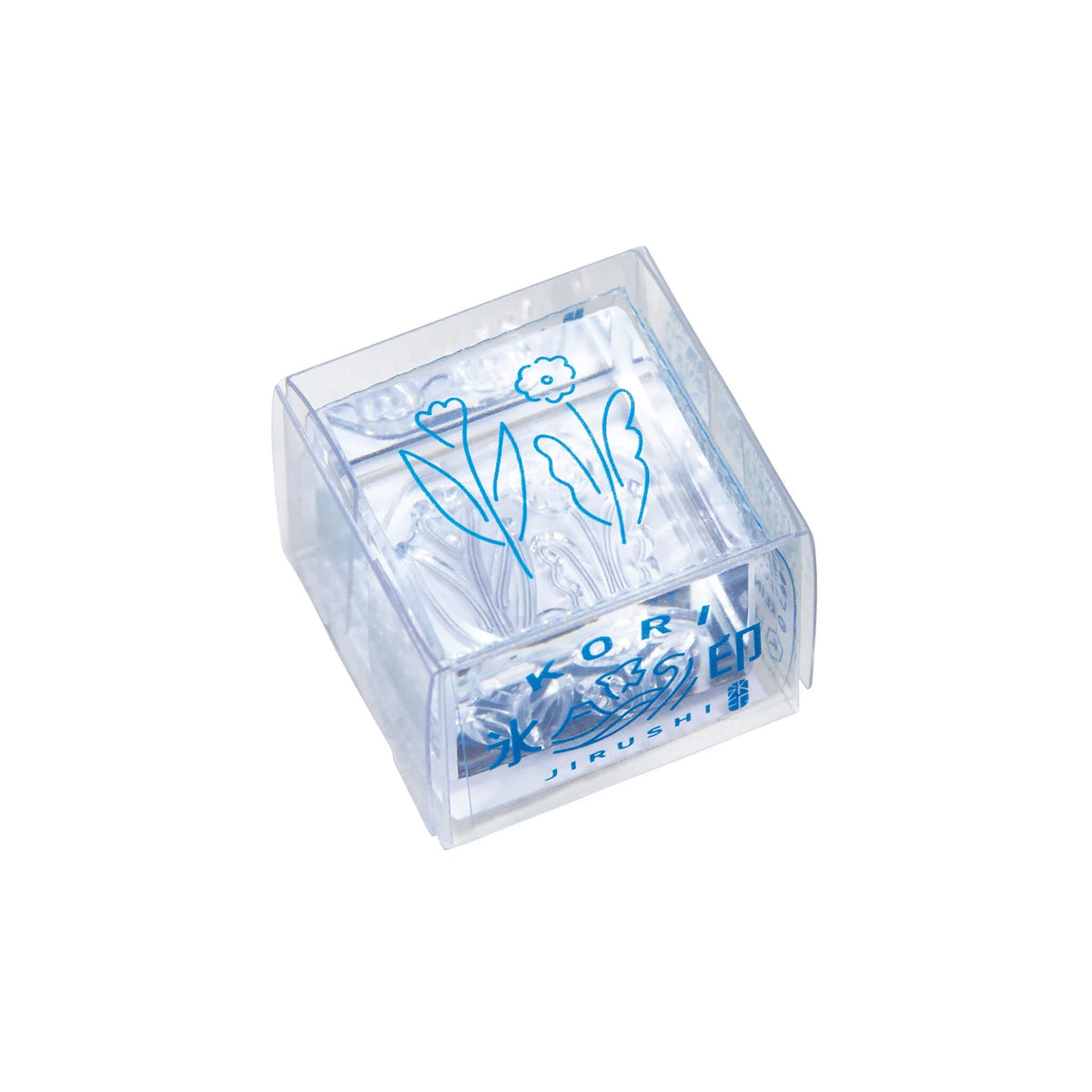 King Jim HITOTOKI Kori Jirushi Ice Cube Stamp Small - Cut Flowers - Clear Stamps