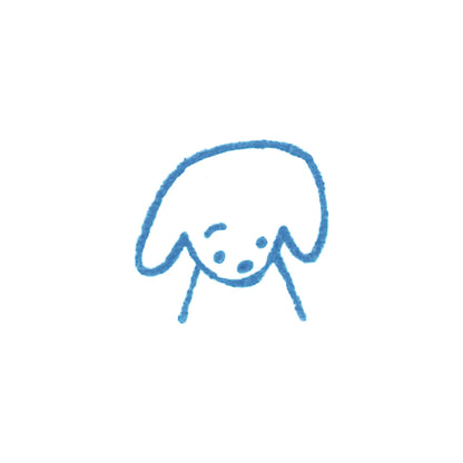 King Jim HITOTOKI Kori Jirushi Ice Cube Stamp Small - Dog - Clear Stamps