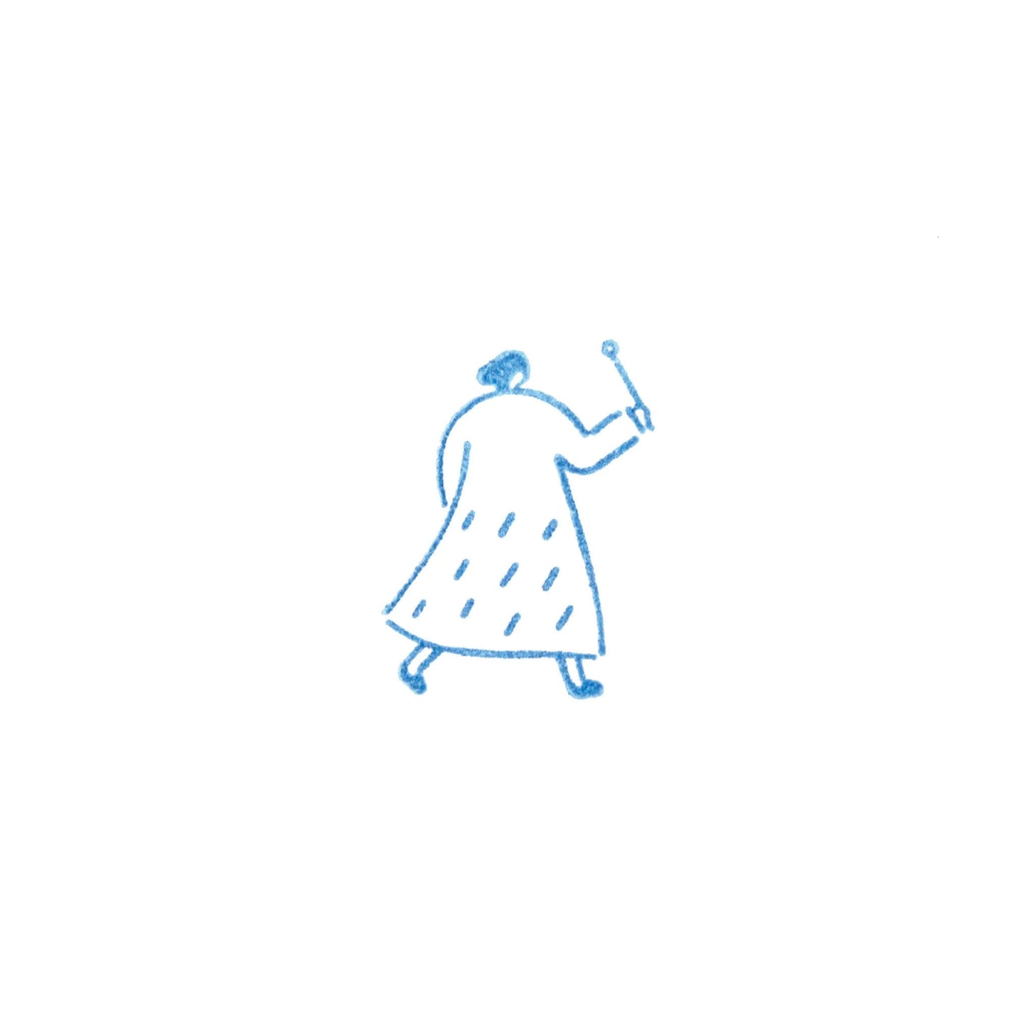 King Jim HITOTOKI Kori Jirushi Ice Cube Stamp Small - Girl - Clear Stamps