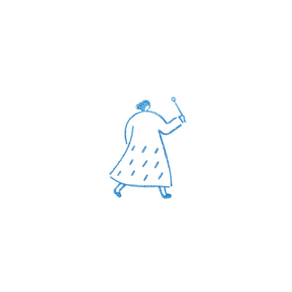 King Jim HITOTOKI Kori Jirushi Ice Cube Stamp Small - Girl - Clear Stamps