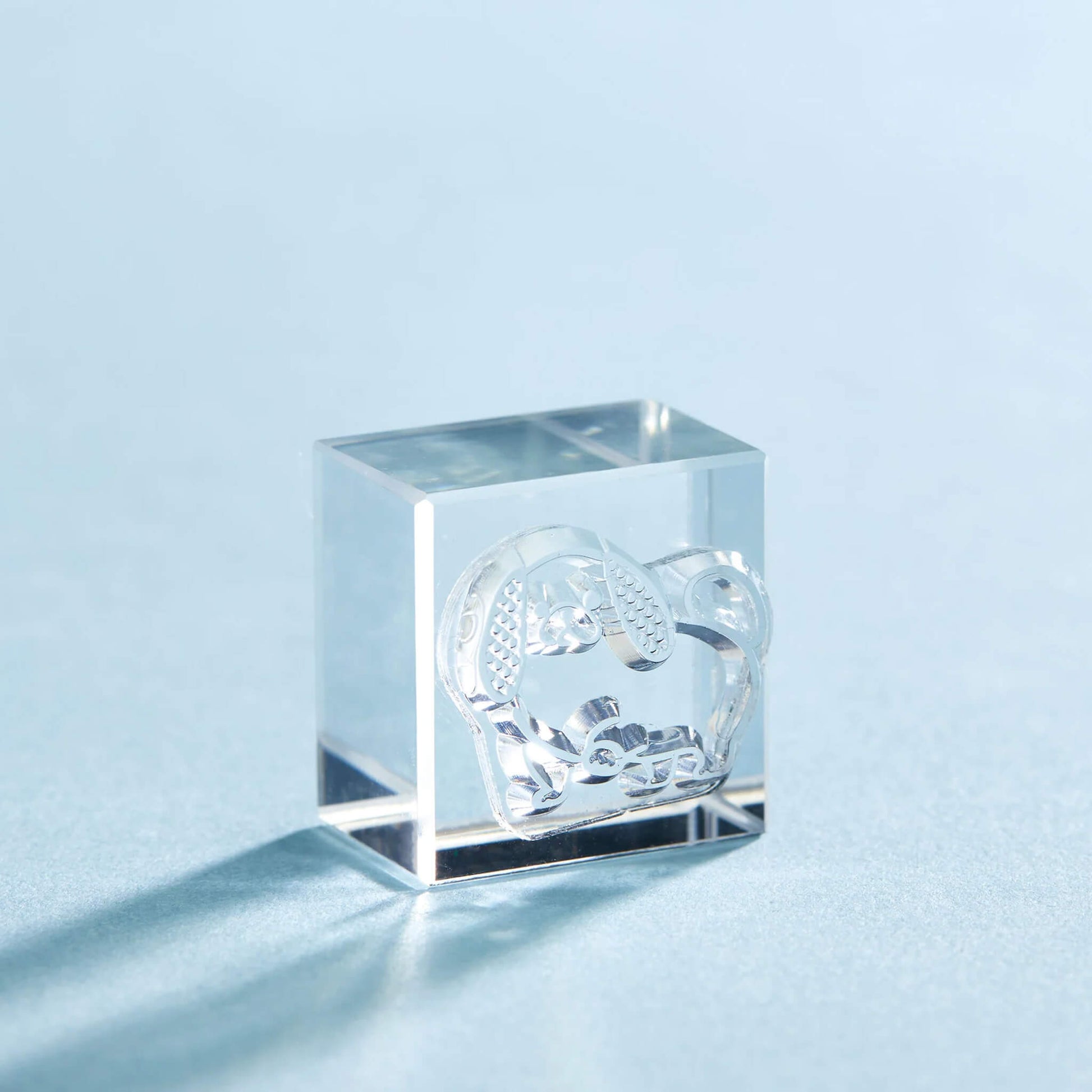 King Jim HITOTOKI Kori Jirushi Ice Cube Stamp Small - Pekingese - Clear Stamps